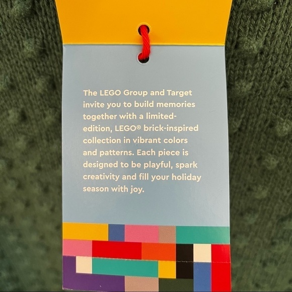 Men’s Lego brand pattern sweater forest green - Picture 7 of 8